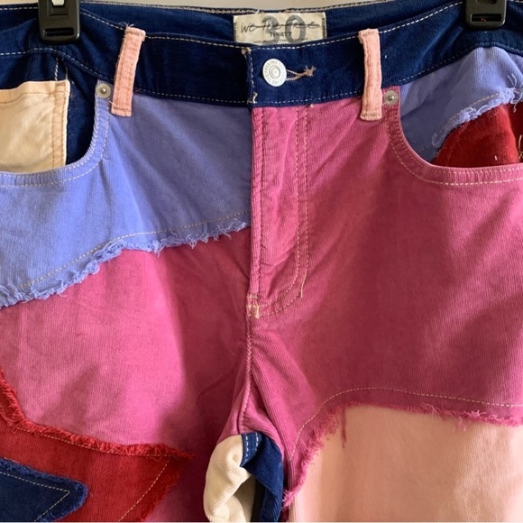 Brand NWOT Free People funky supernova patched soft corduroy size 30 - Picture 8 of 9
